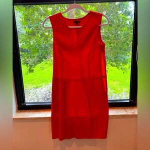 Red theory dress